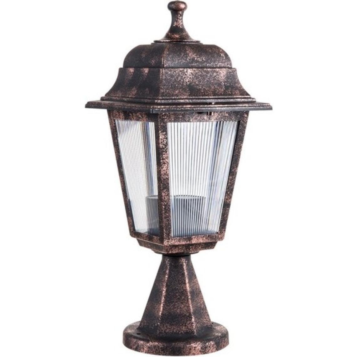 Zerpa Dekoratif Optik Kare Set Üstü Bakır Armatür Aplik 20CM x 39CM