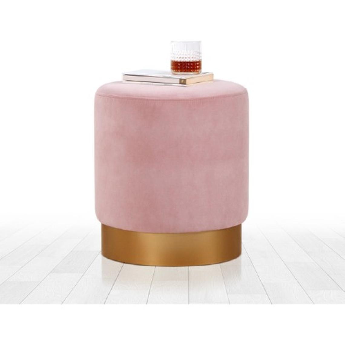 Lorence Home Memfis Puf - Pudra