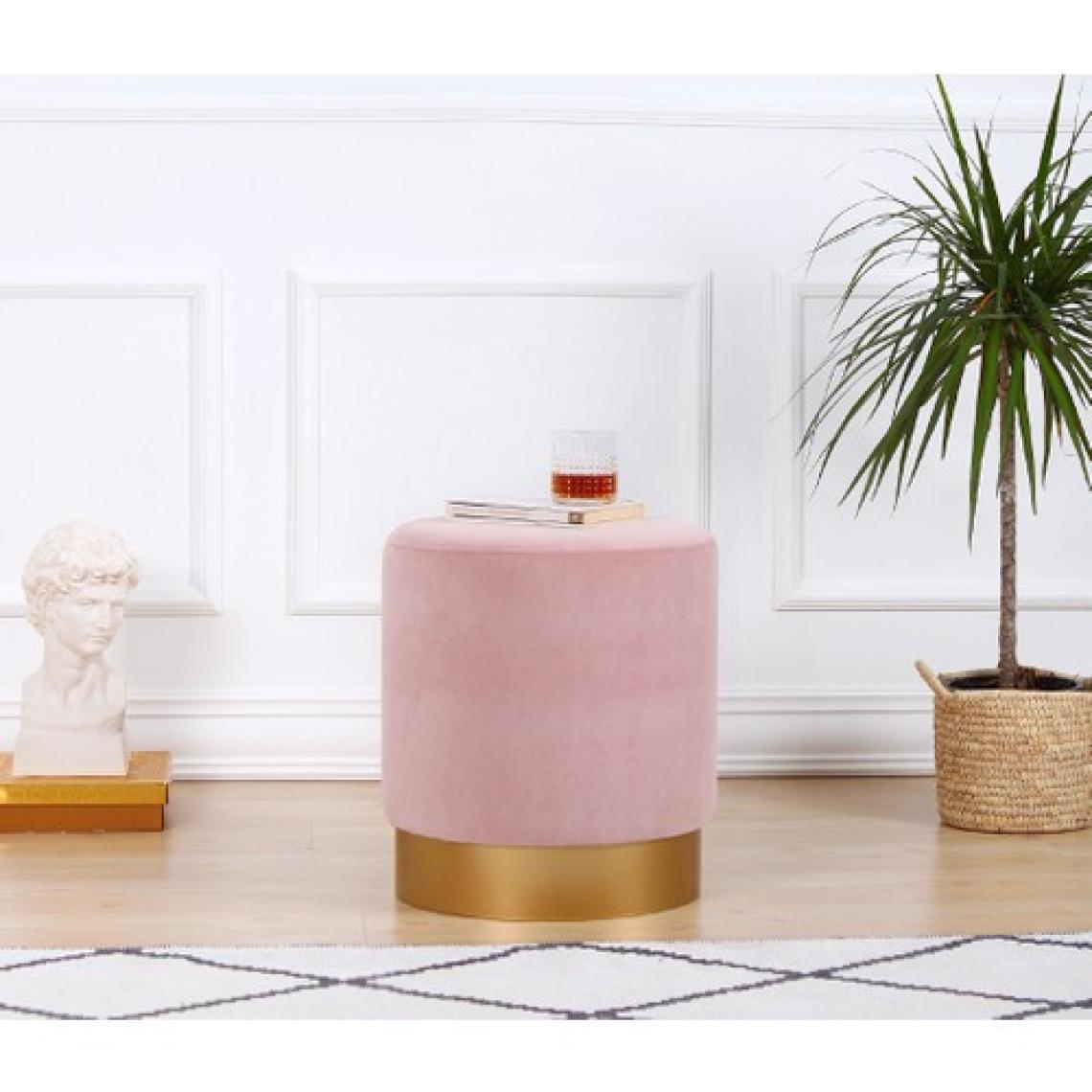 Lorence Home Memfis Puf - Pudra