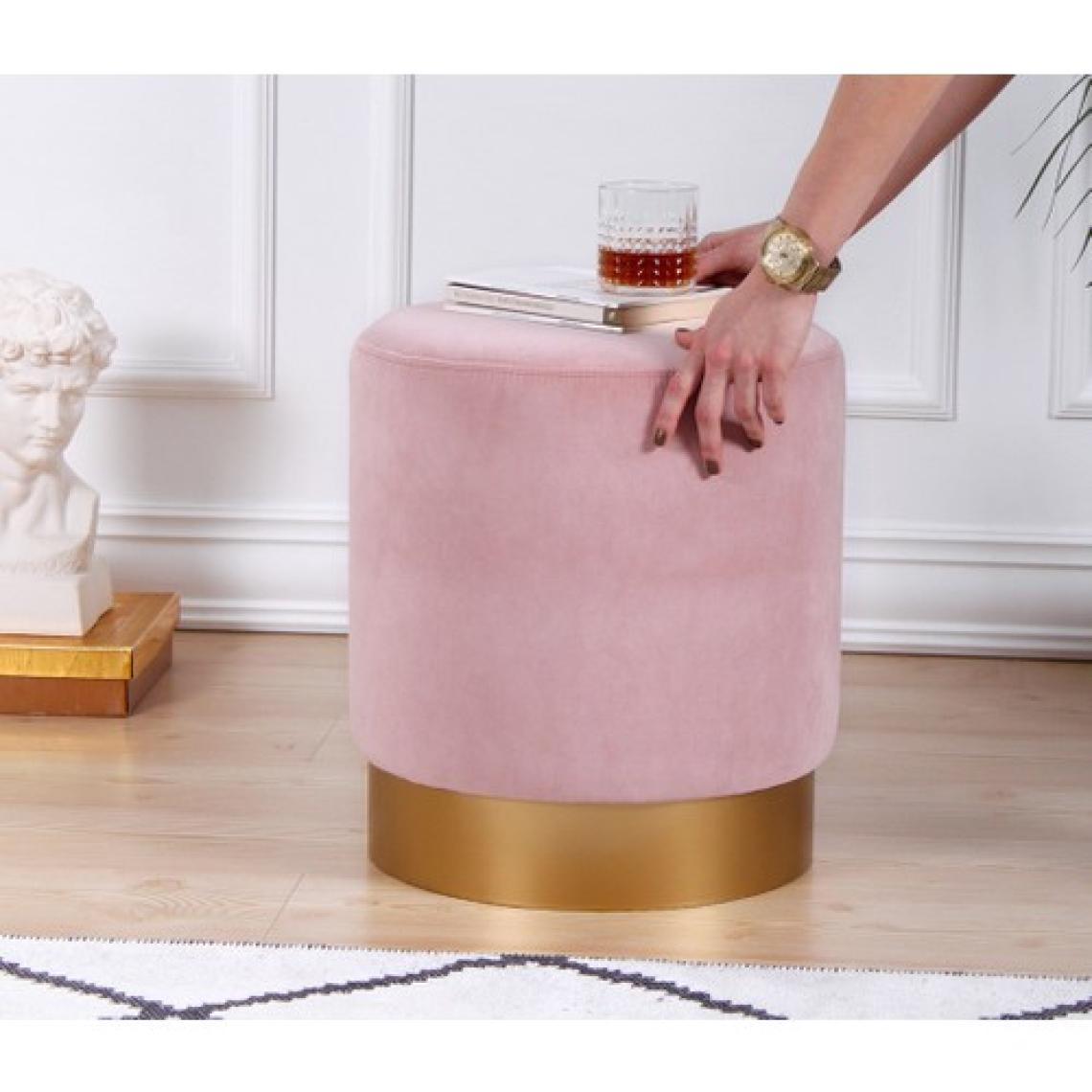 Lorence Home Memfis Puf - Pudra