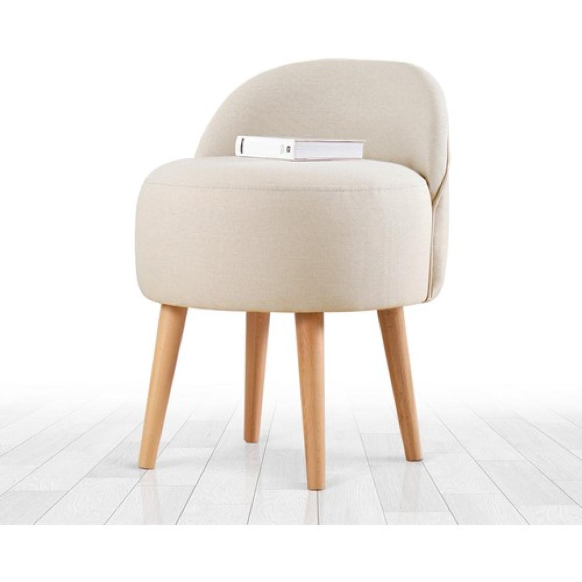 Lorence Home Corvile Puf - Krem