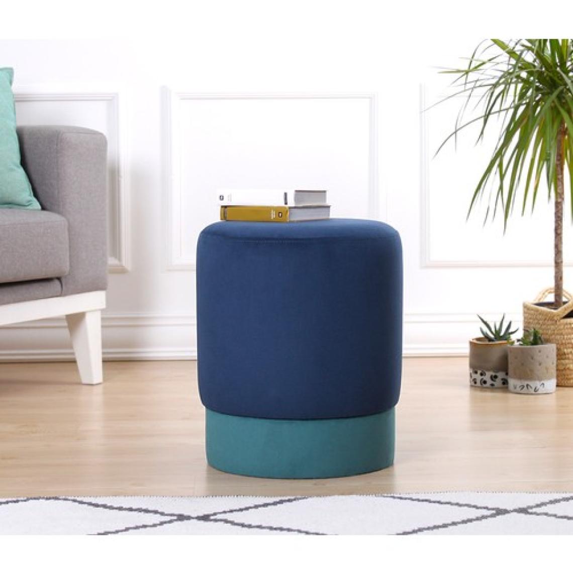 Lorence Home Ropp Puf - Mavi