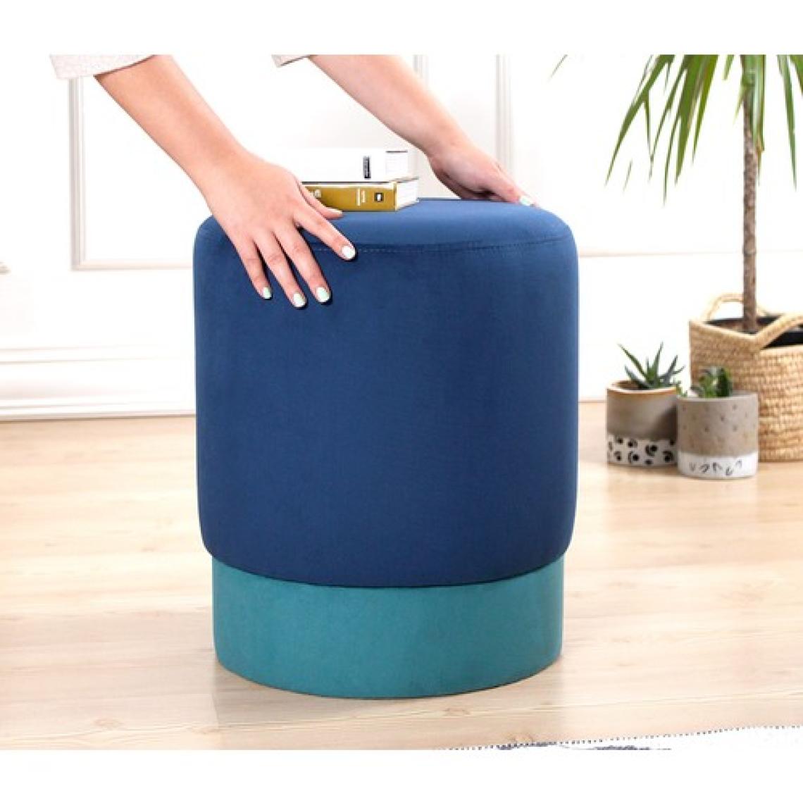 Lorence Home Ropp Puf - Mavi