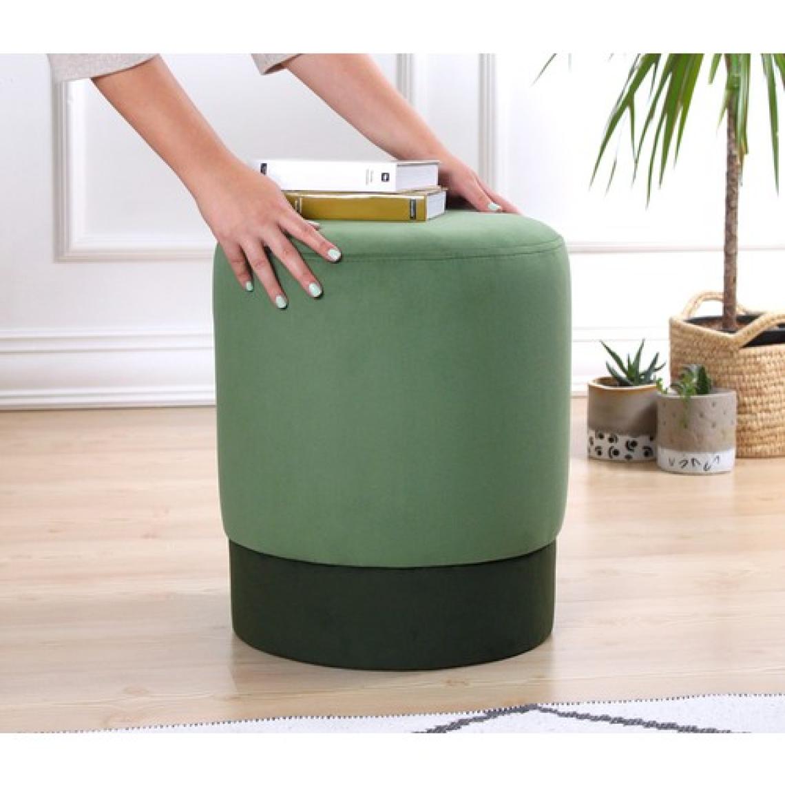 Lorence Home Ropp Puf - Yeşil