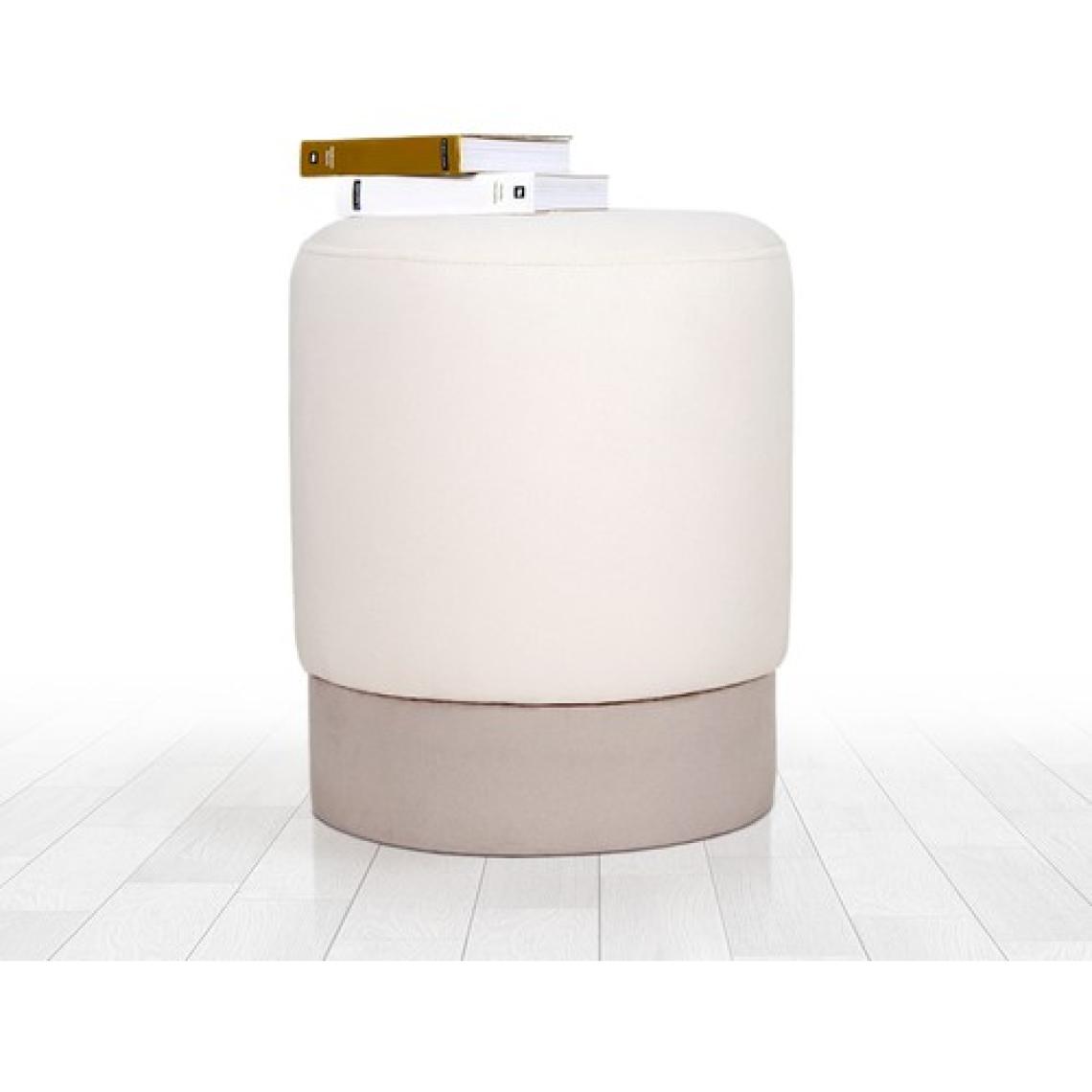 Lorence Home Ropp Puf - Krem