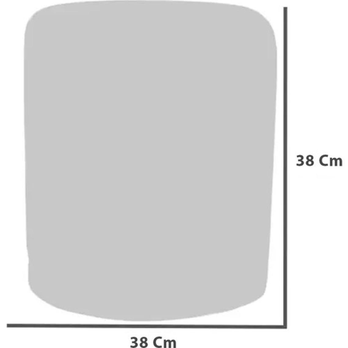 Zem Long Line Puf, Gri Silver