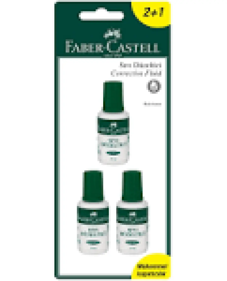 Faber-Castell Sıvı Silici Blisterli 2+1 Hediye