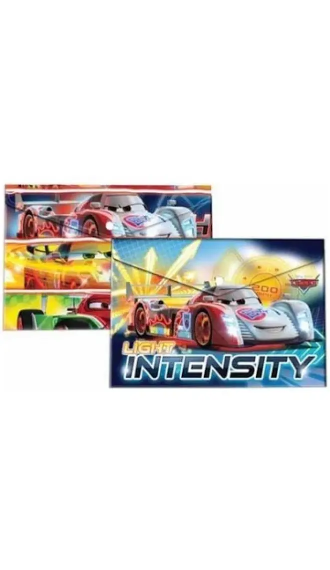 Cars Lisanslı A4 Çıtçıtlı Dosya (Plastik)