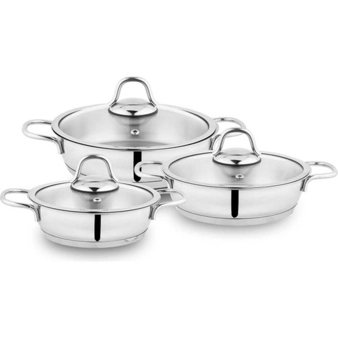 Schafer Eva Çelik Sahan Seti-6 Prç.-Inox
