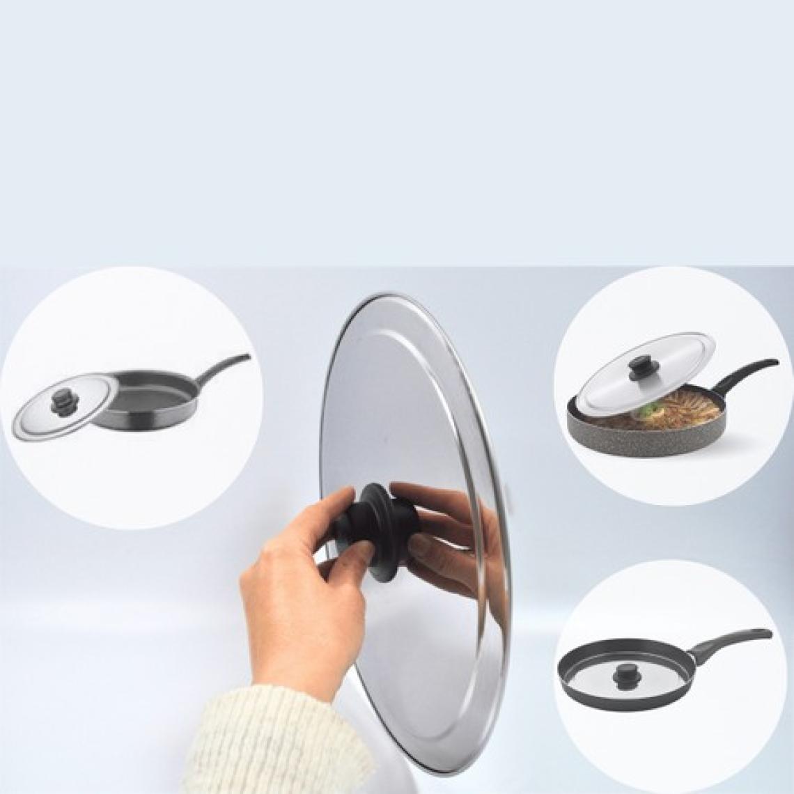 Transformacion 31 cm Kızartma Tavası Kapağı Çelik Żelazny Design