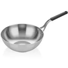 Altınbaşak Çelik Wok Tava 30 cm – Zafer Endüstriyel Mutfak
