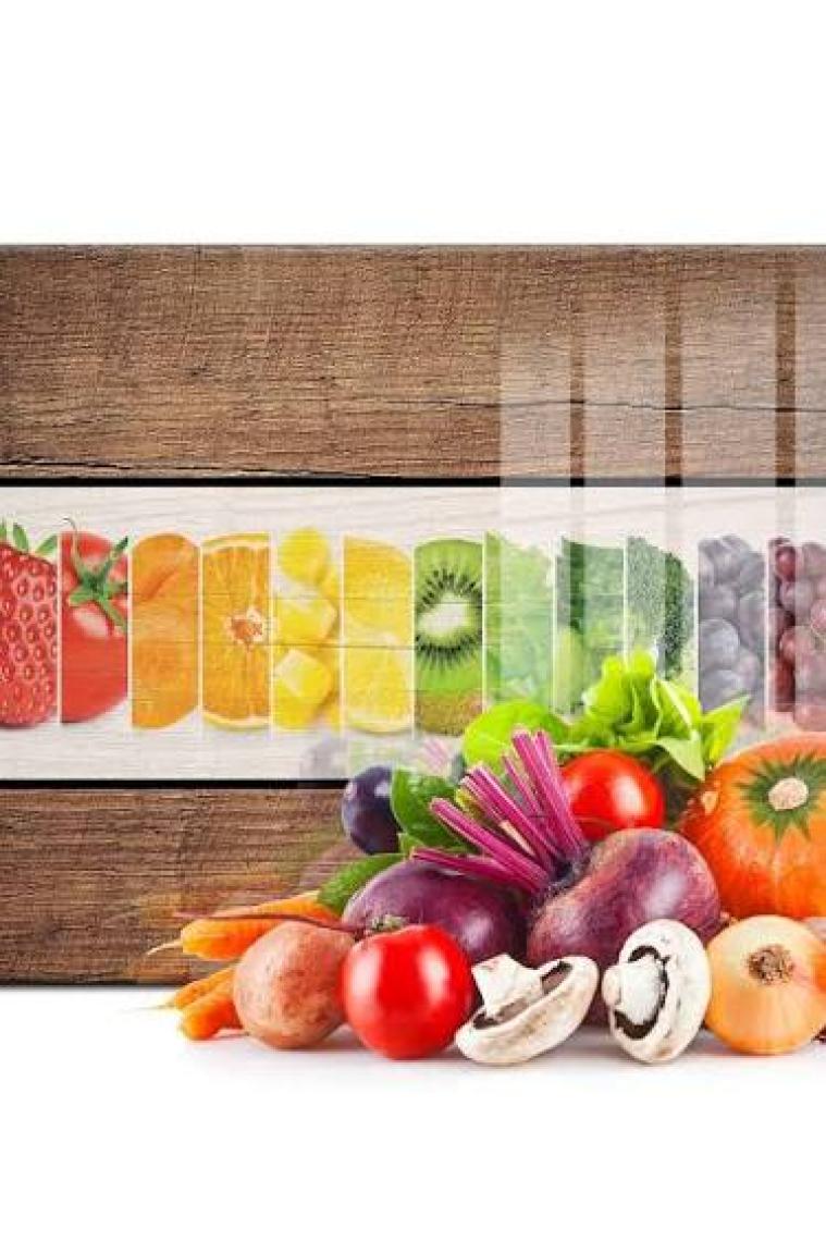 Decovetro Ahşap Görünümlü Cam Kesim Tablası 20 x 30 cm