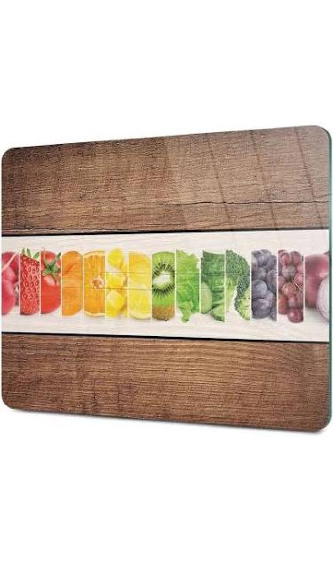 Decovetro Ahşap Görünümlü Cam Kesim Tablası 20 x 30 cm