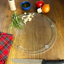 Decorita Kanallı Cam Kesme Tahtası - Cam Kesme Tablası | Saydam | ÇAP32CM | Patentli Ürün