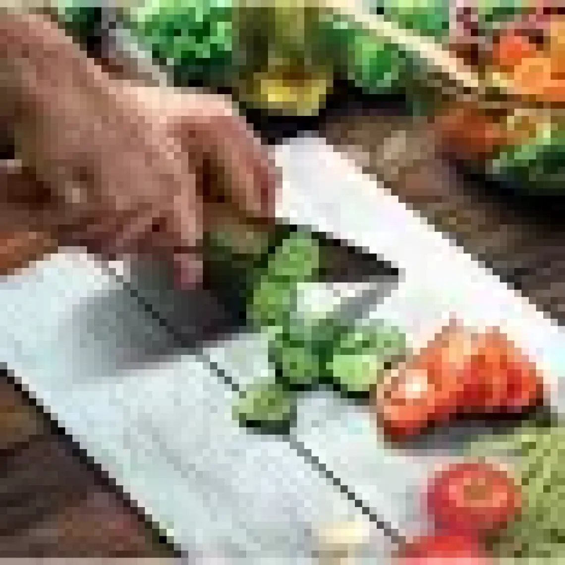 Decovetro Mavi Ahşap Görünümlü Cam Kesim Tablası 30 x 40 cm