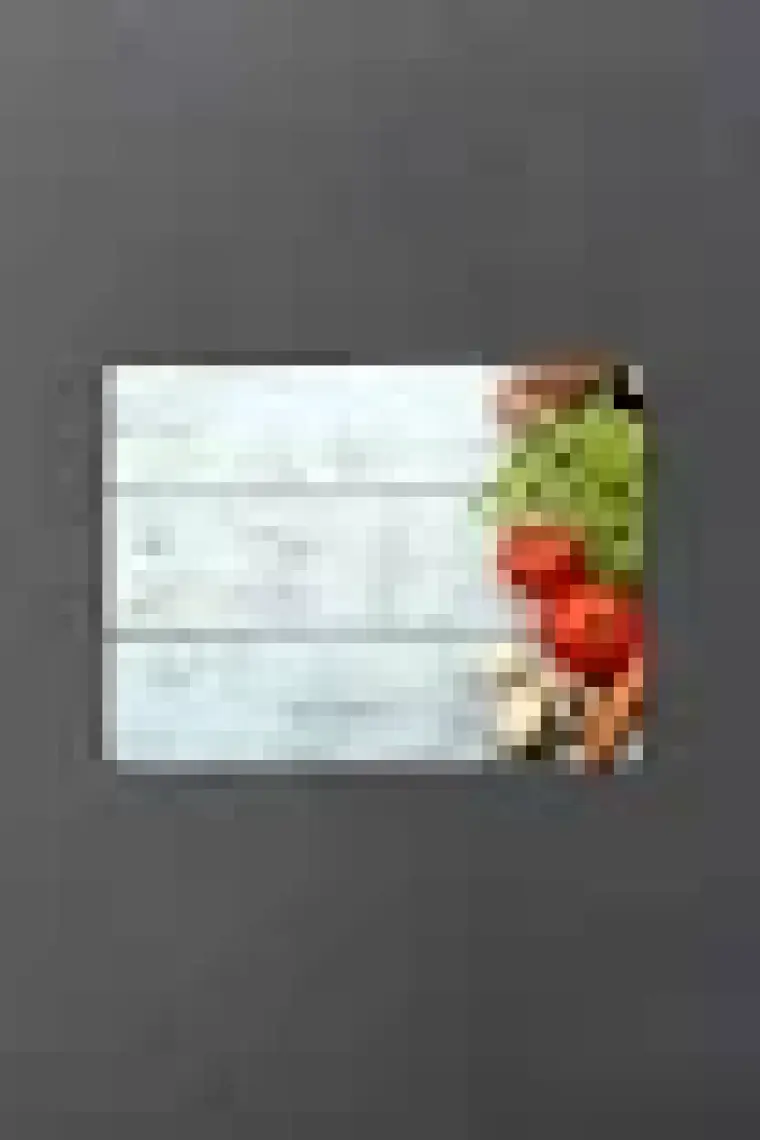 Decovetro Mavi Ahşap Görünümlü Cam Kesim Tablası 30 x 40 cm
