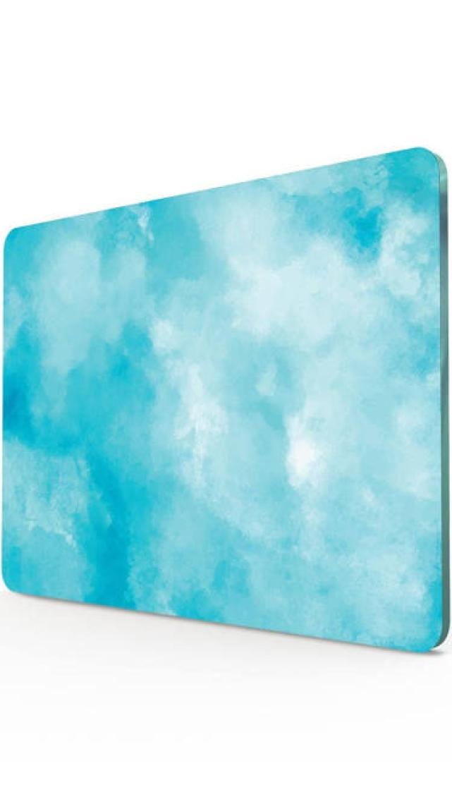 Decovetro Mavi Kelebek Görünümlü Cam Kesim Tablası 20 x 30 cm