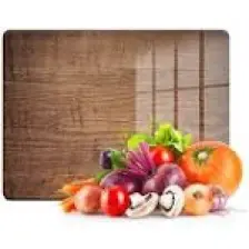 Decovetro Eski Ahşap Görünümlü Cam Kesim Tablası 20 x 30 cm