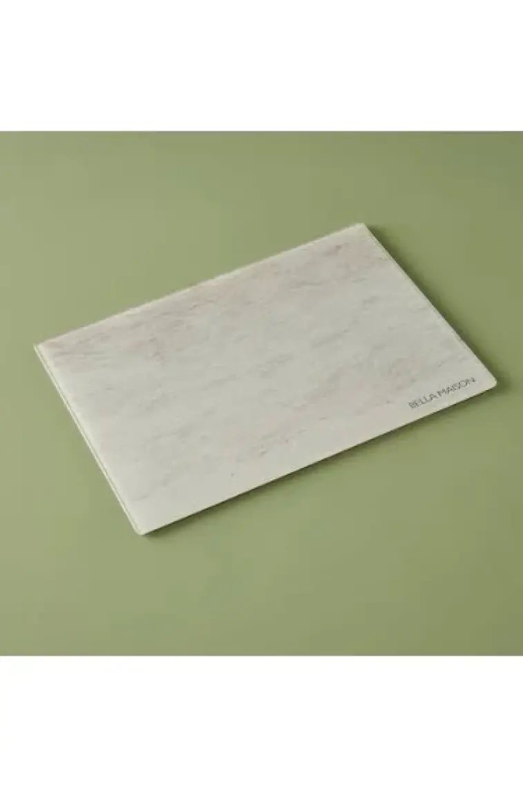 Bella Maison Marbella Cam Kesme Tahtası Ekru (35X25 Cm)