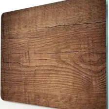 Saban 30X40 cm Koyu Ahşap Desenli Cam Kesme Tablası