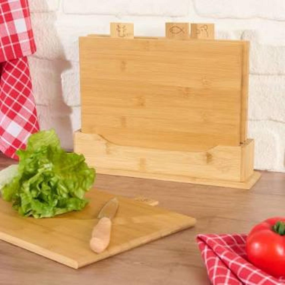 Bambum Home Tapenade Plus 4’lü Kesme Tahtası