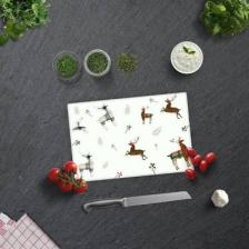 Decorita Forest Deers | Cam Kesme Tahtası - Cam Kesme Tablası | 20cm x 30cm