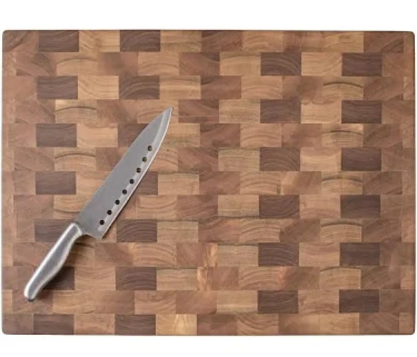 End Grain Ceviz El Yapımı Ahşap Kesme Tahtası | Sunum, Servis ve Dekoratif Kullanım