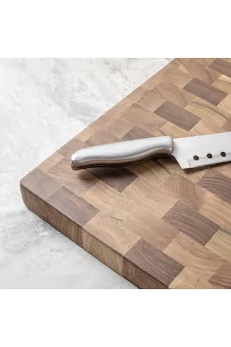 End Grain Ceviz El Yapımı Ahşap Kesme Tahtası | Sunum, Servis ve Dekoratif Kullanım