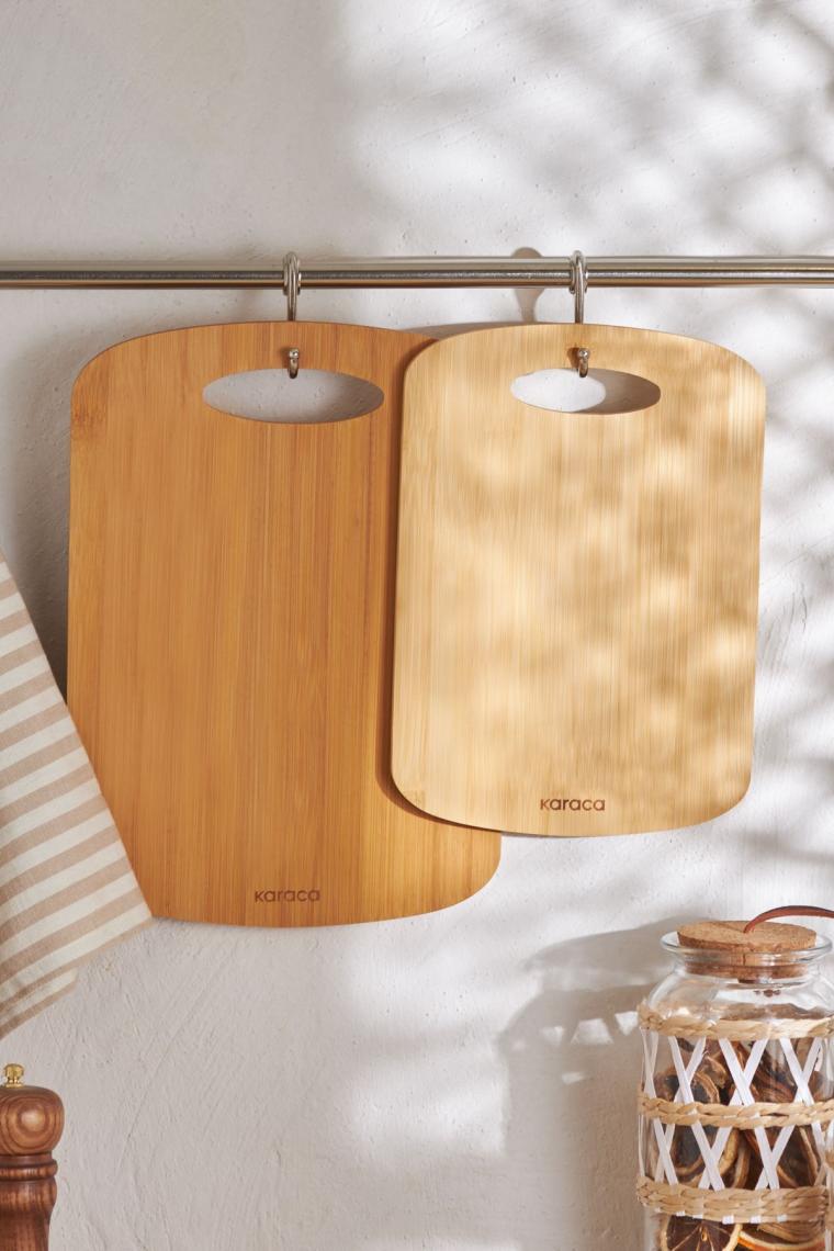 Defne 2'li Bambu Kesme Tahtası 28/33 Cm