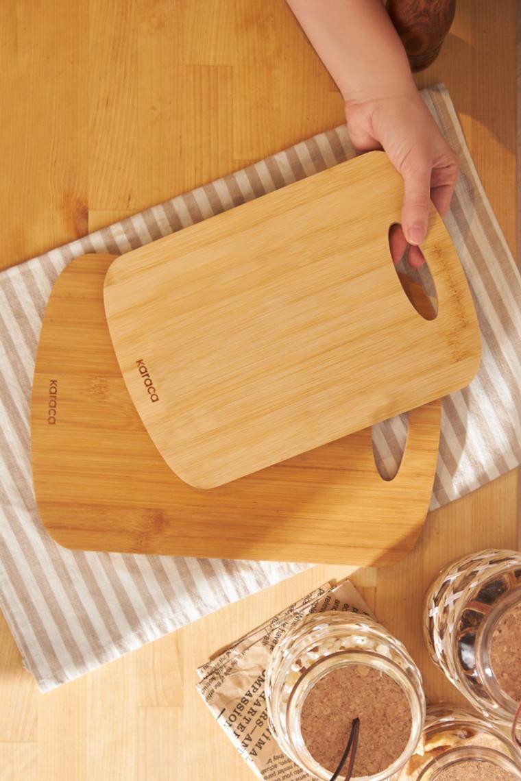 Defne 2'li Bambu Kesme Tahtası 28/33 Cm