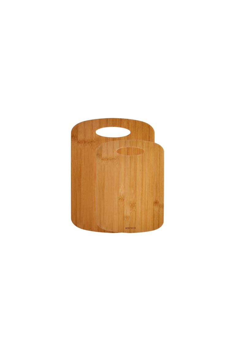 Defne 2'li Bambu Kesme Tahtası 28/33 Cm