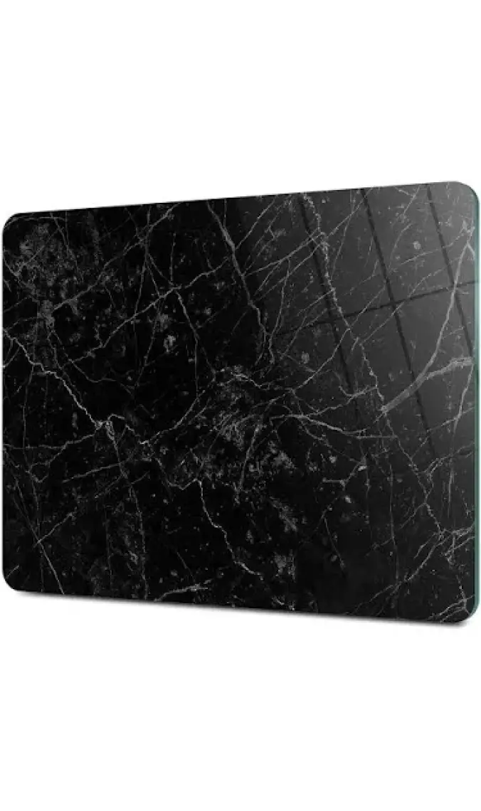 Decovetro Siyah Granit Görünümlü Cam Kesim Tablası 30 x 40 cm 1114
