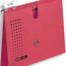 Elba Chic Telli Askılı Dosya Kırmızı