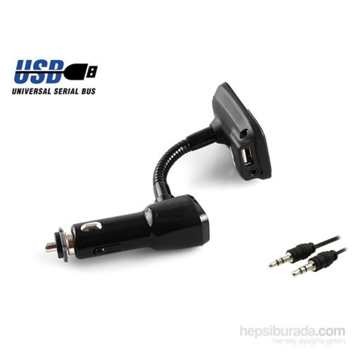 S-link SL-FM65 SD/Usb Destekli + 2.1A Usb Şarj Portlu Fm Transmitter