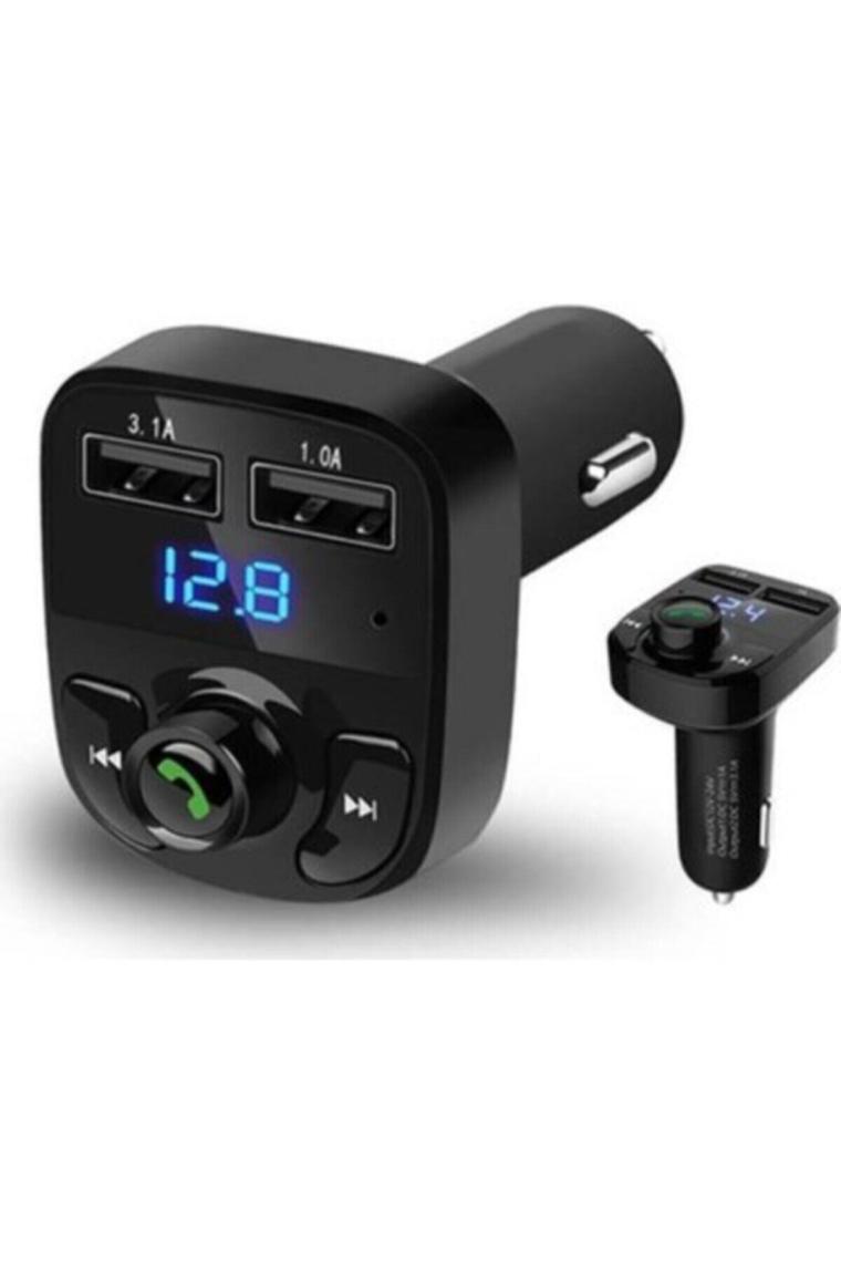 Kt-315 Bluetooth Araç Kiti Fm Transmitter Çift Usb Girişli