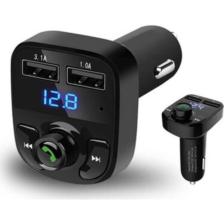 Kt-315 Bluetooth Araç Kiti Fm Transmitter Çift Usb Girişli