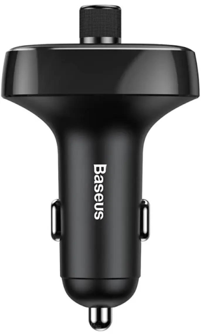 Baseus T Typed S-09 Bluetooth Fm Transmitter Çift Araç Şarj Aleti CALL-TM12