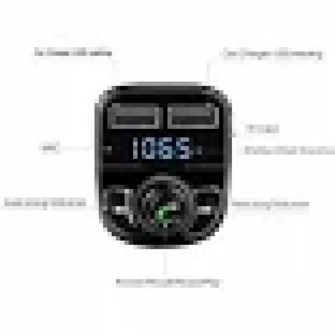 Car X8 Araç Fm Transmitter Bluetooth Çakmaklık Girişli USB Sd Kart Araç Mp3 Müzik Çalar Oto Teyp