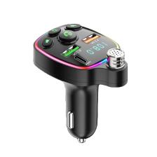 FM Araç Transmitter Bluetooth SD Card Şarj Müzik Radyo Mikrofon Araç İçi Çakmaklık Şarj ve Ses Cihaz
