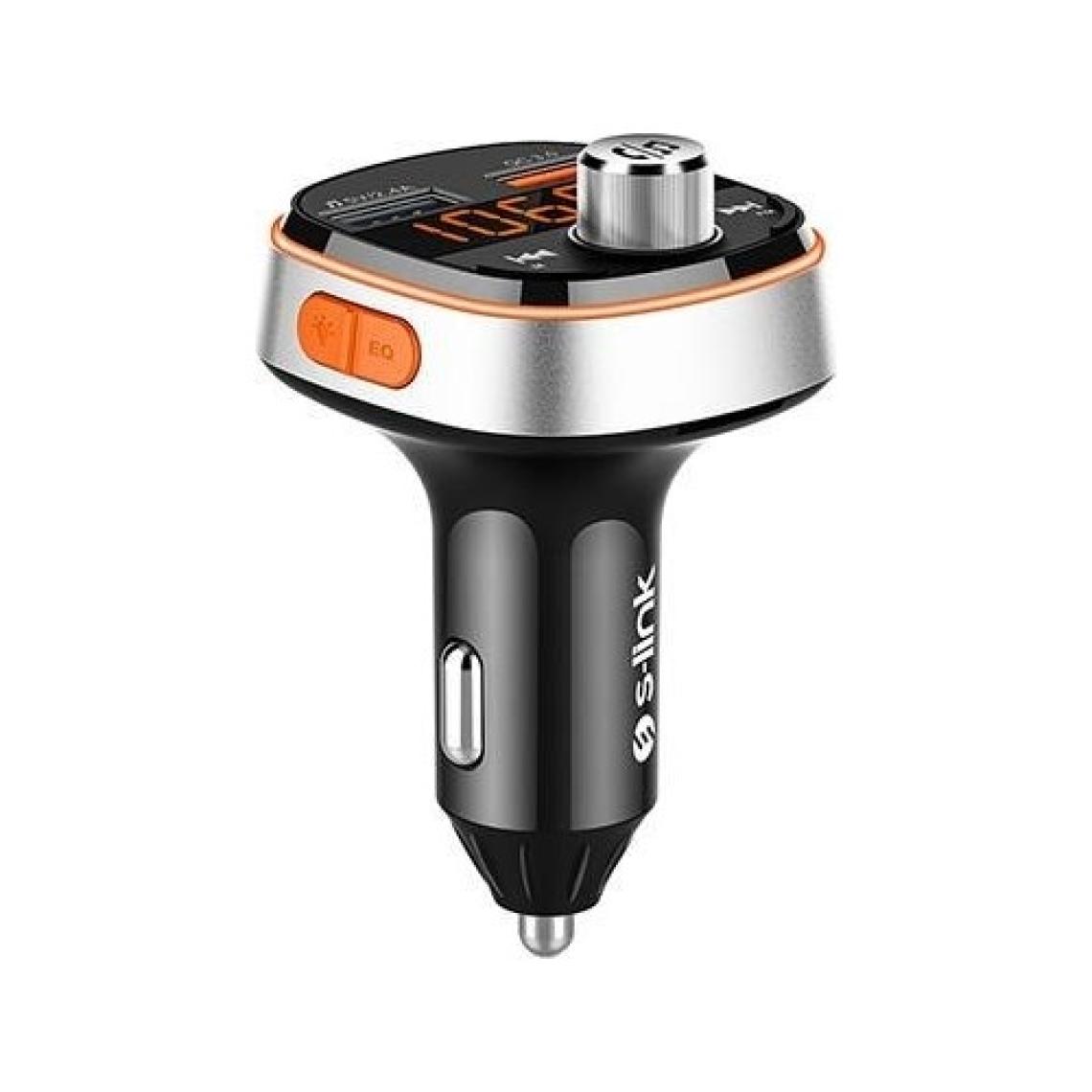 S-Link SL-BT235 Rainbow Bluetooth V5.0 LED Ekran Usb+Tf Desteği Çift Usb