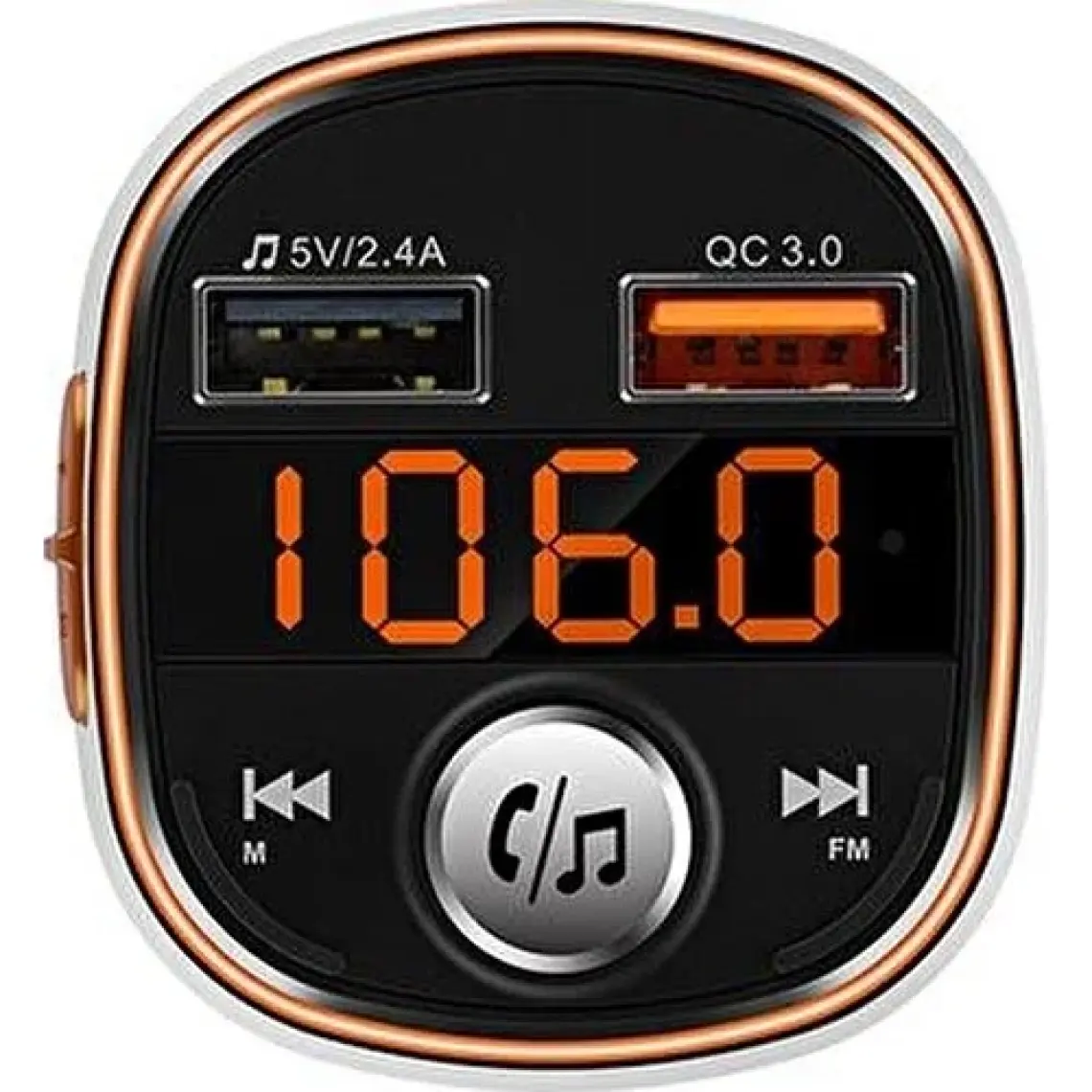 S-Link SL-BT235 Rainbow Bluetooth V5.0 LED Ekran Usb+Tf Desteği Çift Usb