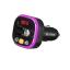 Sl-bt306 Çift Usb 5v 3.1a Rainbow Işıklı Led Ekran Tf Kartlı V5.0 Bluetooth Fm Transmitter
