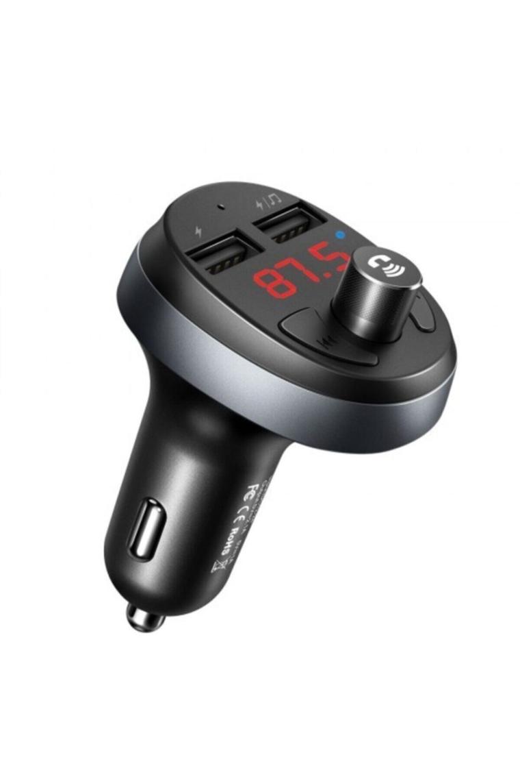 Çift Usb Fm Transmitter Bluetooth Araç Şarj Cihazı Cc-6880
