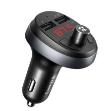Çift Usb Fm Transmitter Bluetooth Araç Şarj Cihazı Cc-6880