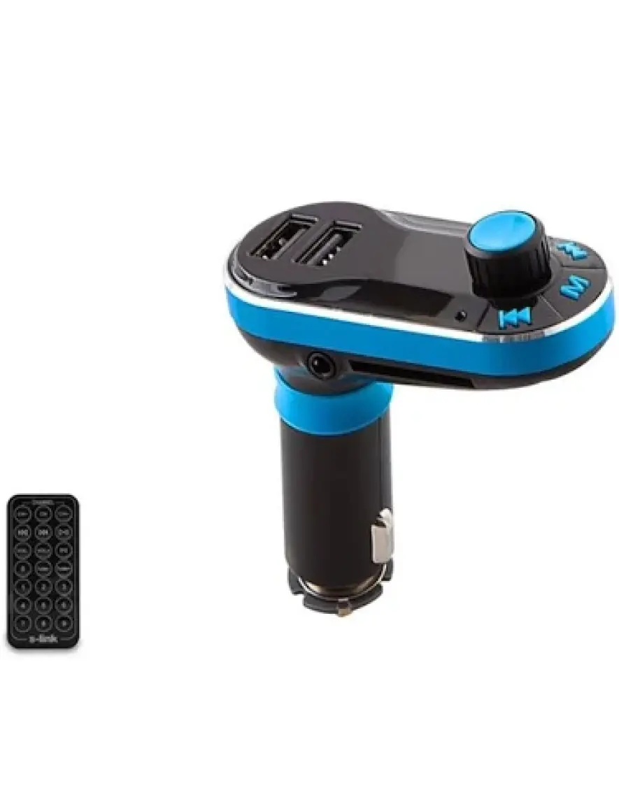 S-link SL-FM66 SD/Usb Destekli + 2.1A Usb Şarj Portlu Fm Transmitter