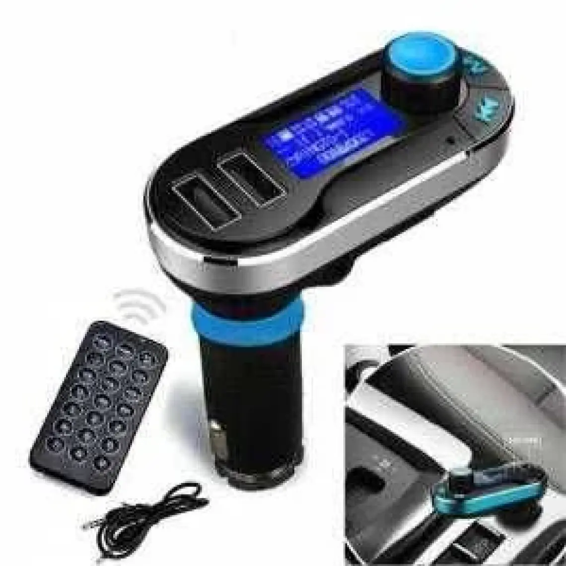 S-link SL-FM66 SD/Usb Destekli + 2.1A Usb Şarj Portlu Fm Transmitter