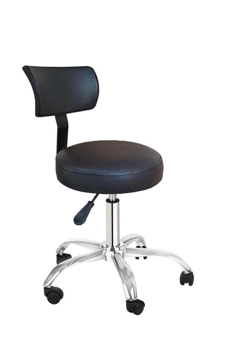 Depolife Ofis Kasiyer Taburesi Tekerlekli Eczane Laboratuvar Büro Çalışma