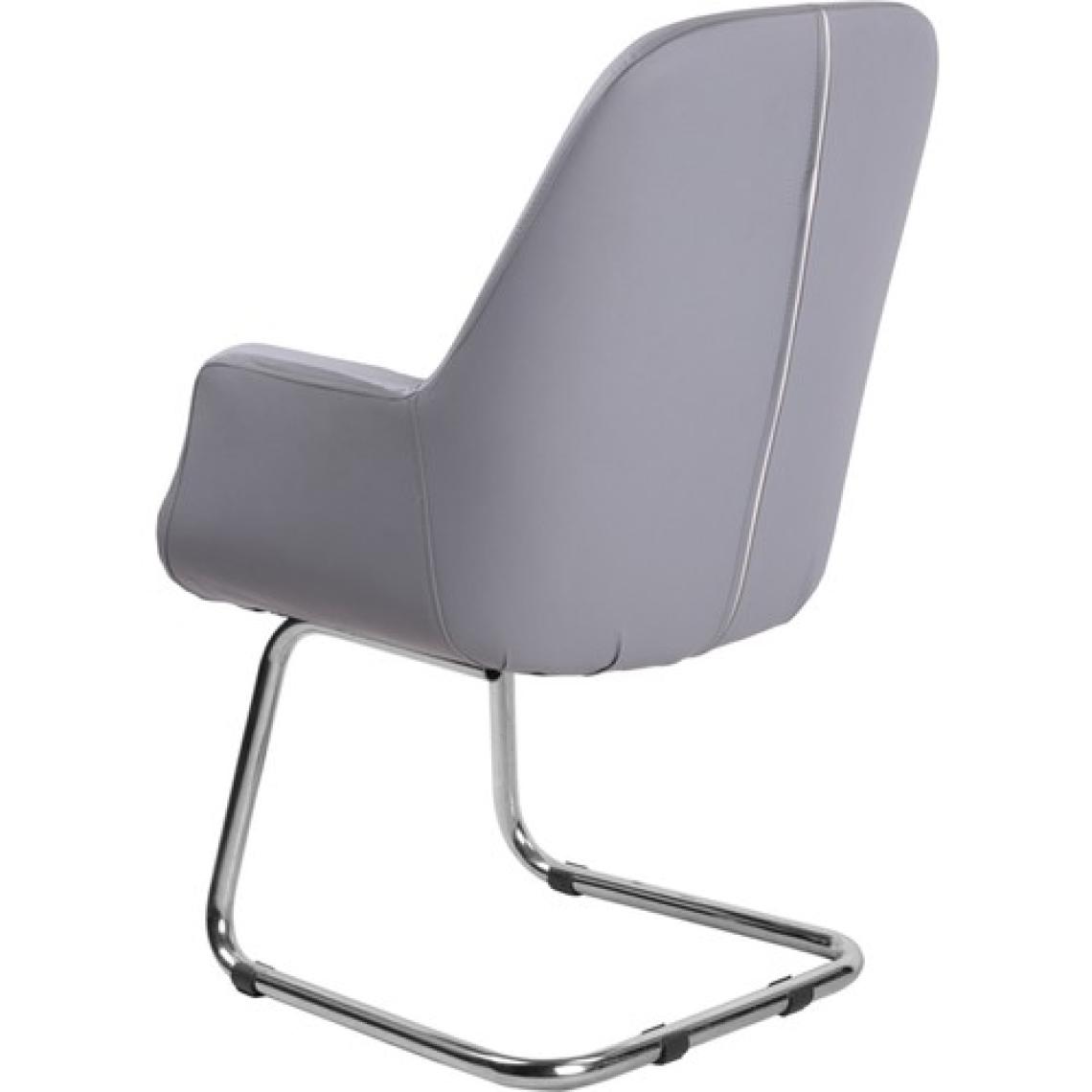Herkese Mobilya Breda Krom Deri Misafir Koltuğu Bekleme Koltuğu Ofis Koltuğu Büro Koltuğu