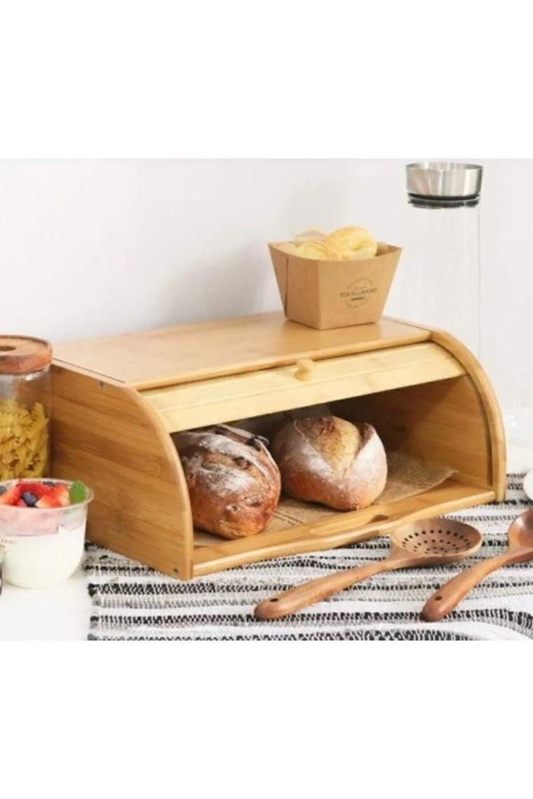 Balsa Bambu Ekmek Dolabı 38X19X23 cm