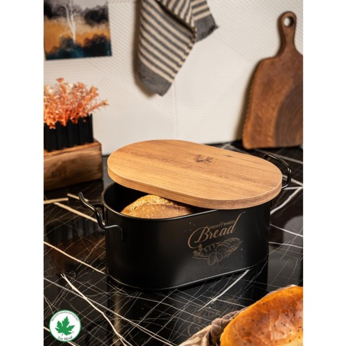 Tahta Kapaklı Metal Ekmeklik, Ahşap Kapaklı Ekmeklik (Bread Baskılı)